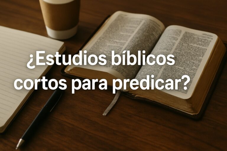 10 Estudios Bíblicos Cortos Para Predicar en 2025