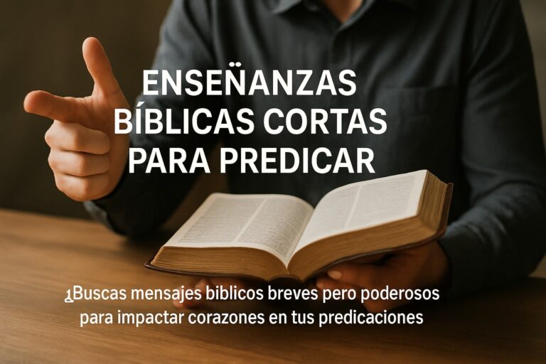 7 Enseñanzas Bíblicas Cortas Para Predicar Con Impacto 2025