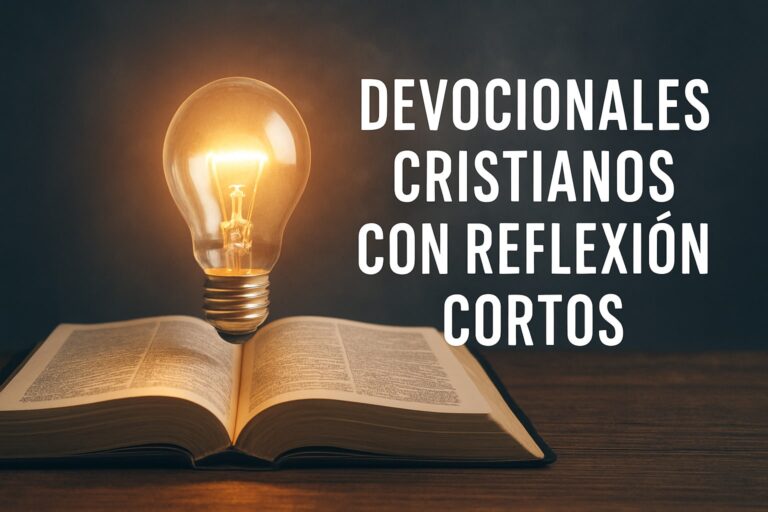 7 Inspiradores Devocionales Cristianos Con Reflexión Cortos 2025