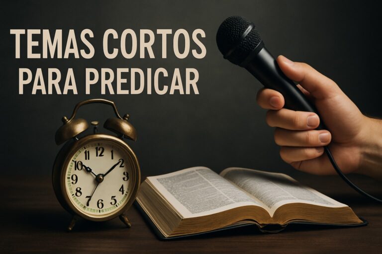 9 Temas Cortos Para Predicar Esenciales En 2025