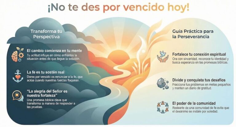 No te des por vencido hoy