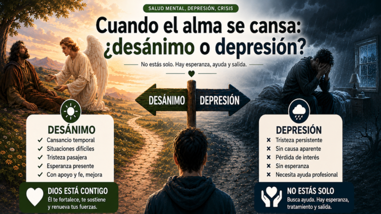 Cuando el alma se cansa: ¿desánimo o depresión?