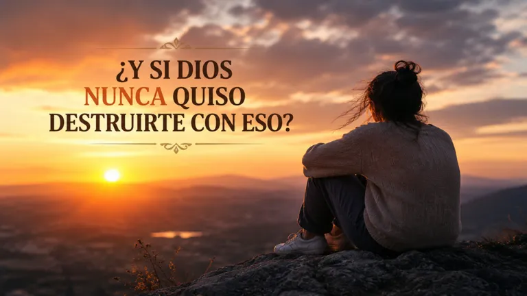 ¿Y si Dios nunca quiso destruirte con eso?
