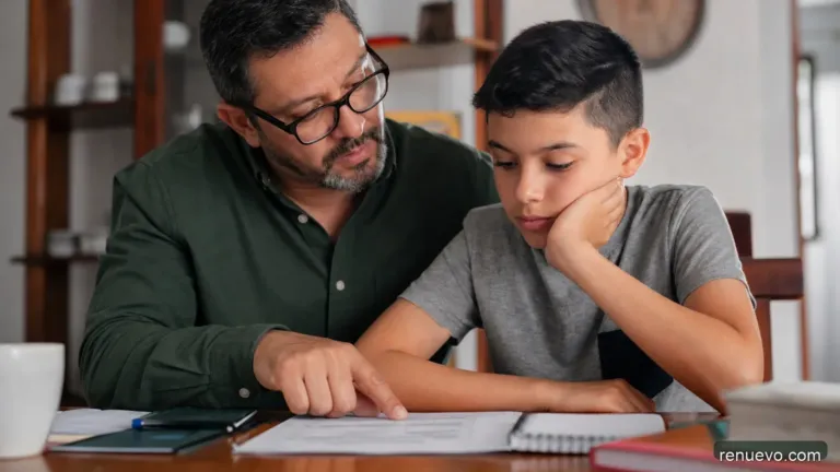 Analice  el desempeño  escolar de su hijo/a
