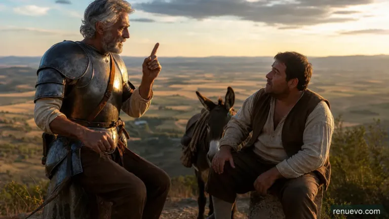 Consejos de Don Quijote a Sancho Panza.