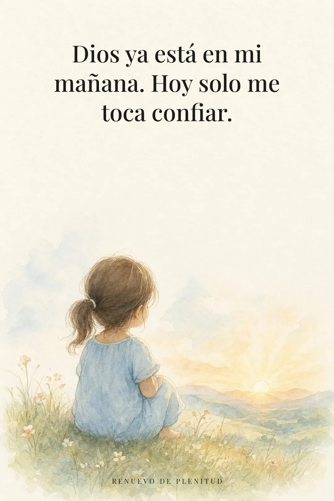 No os afanéis por el día de mañana