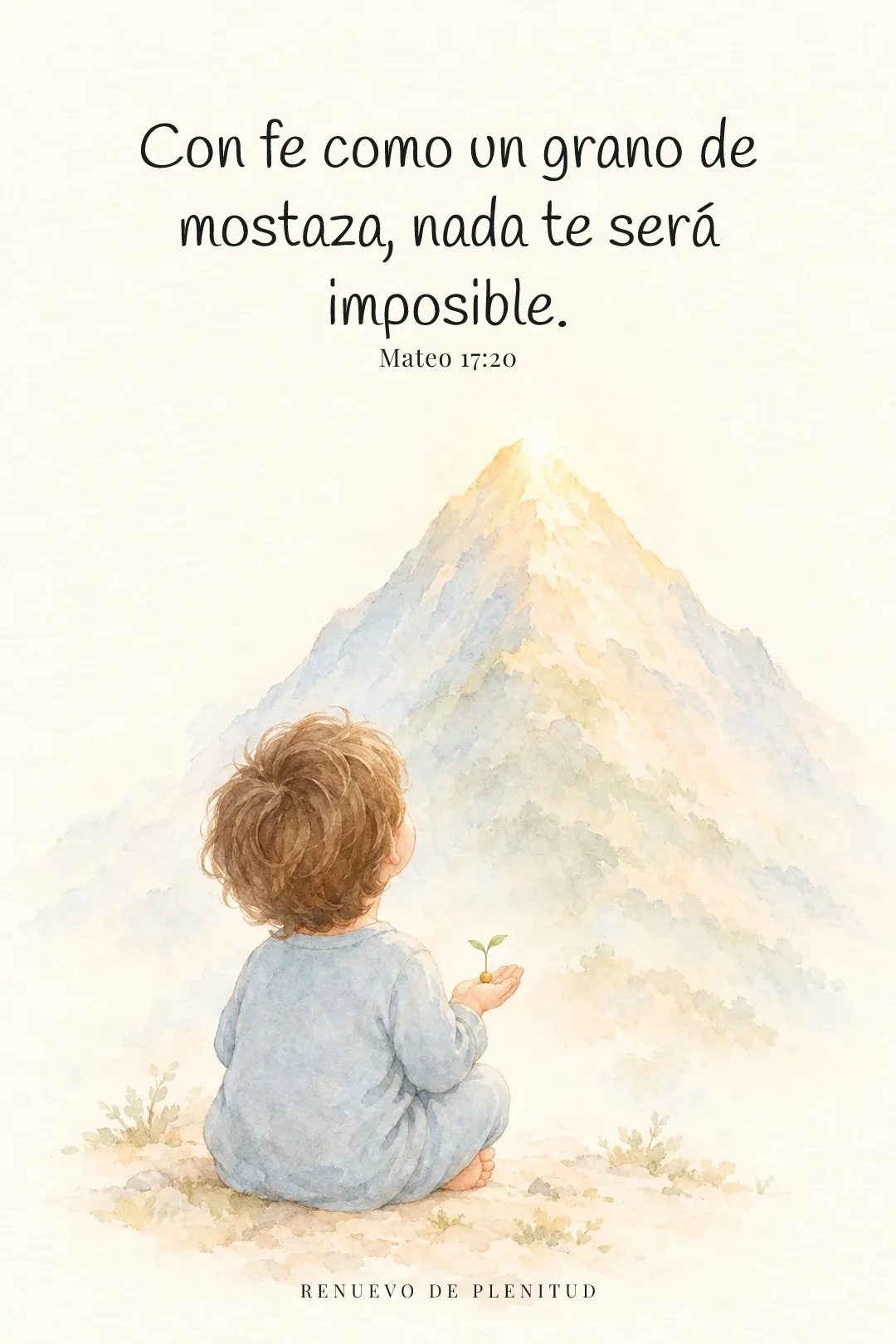 La fe mueve montañas
