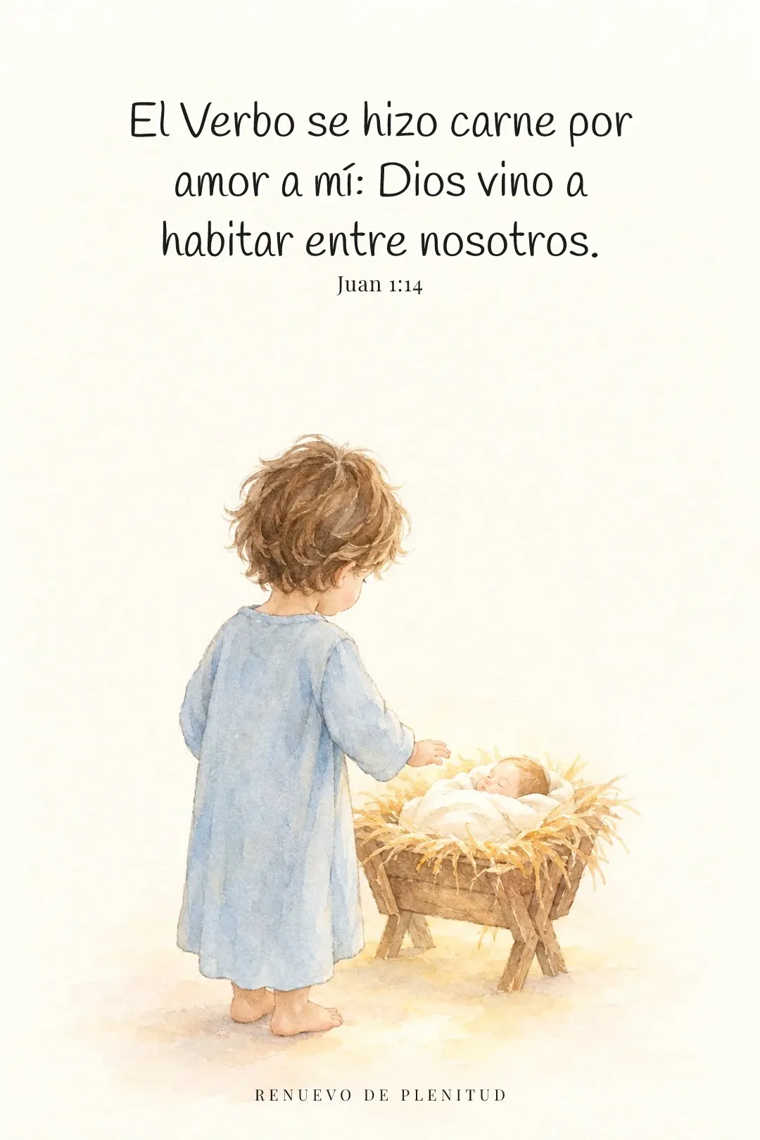El Verbo se hizo carne por amor a mí