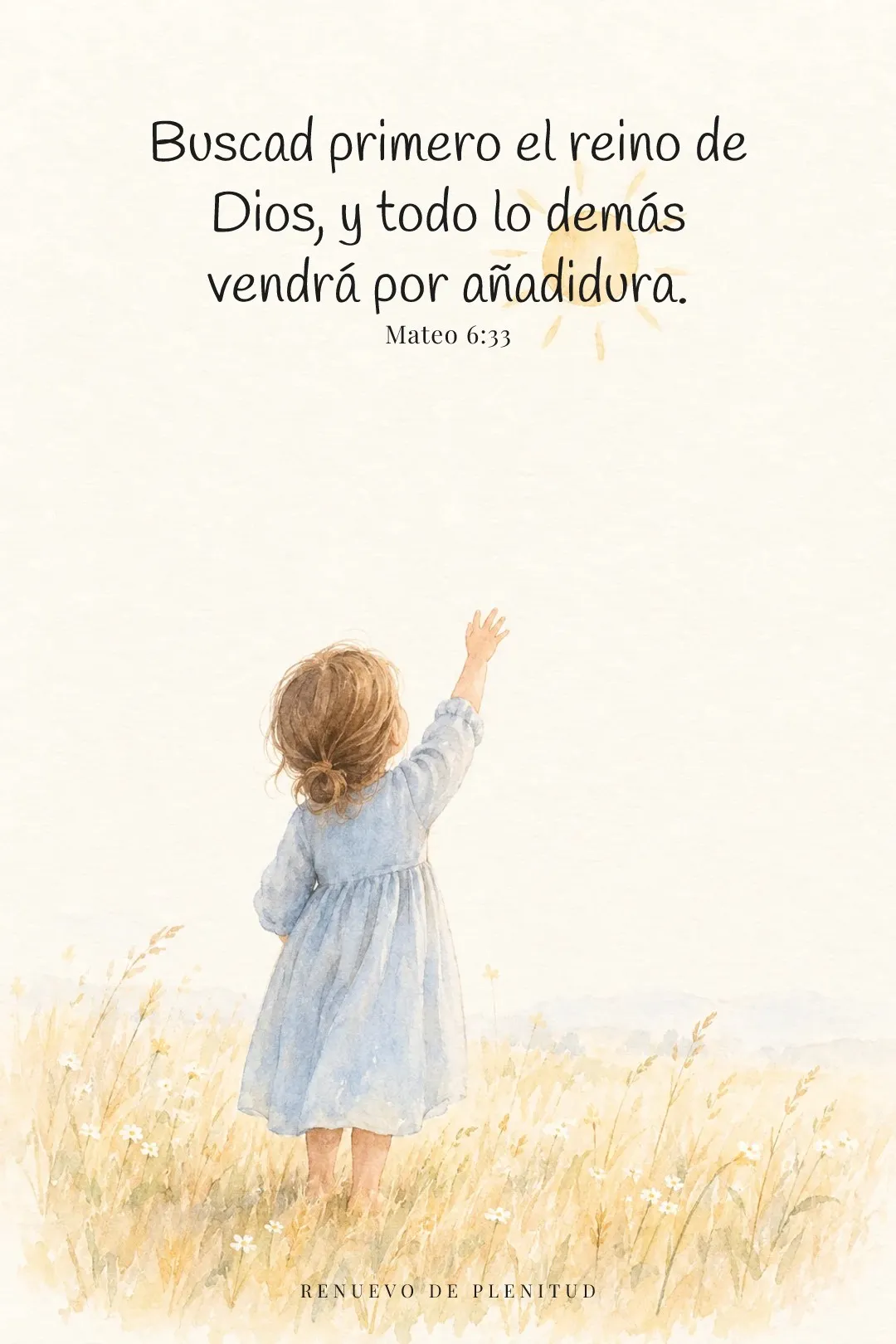 Buscad primero el reino de Dios