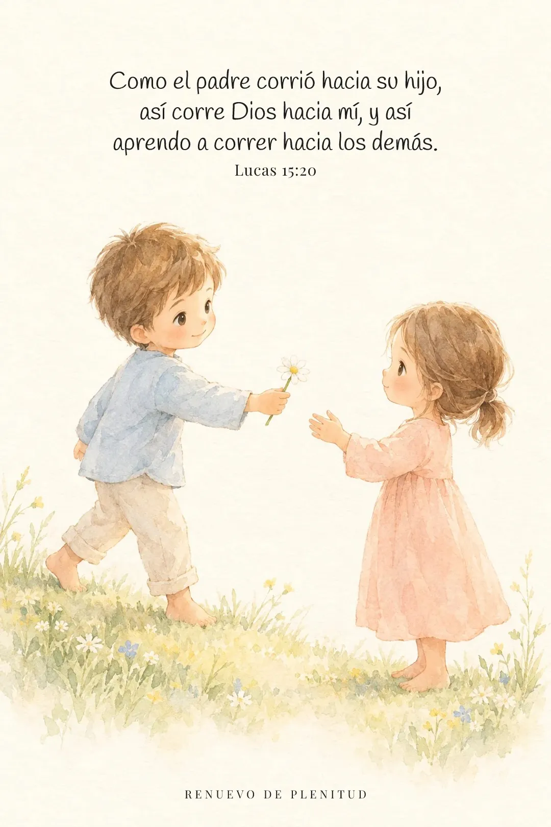 El Padre corre a mi encuentro