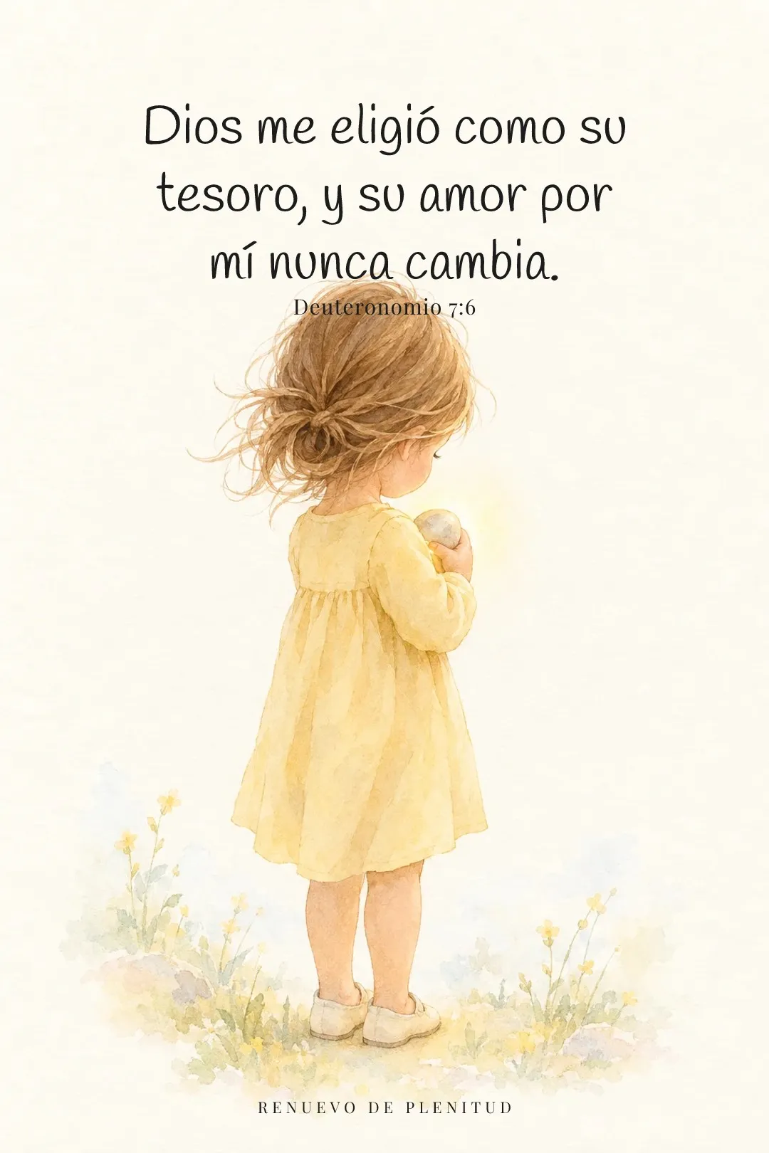 Dios me eligió como su tesoro