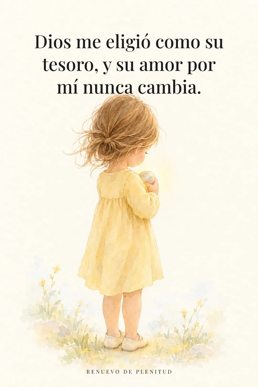 Dios me eligió como su tesoro