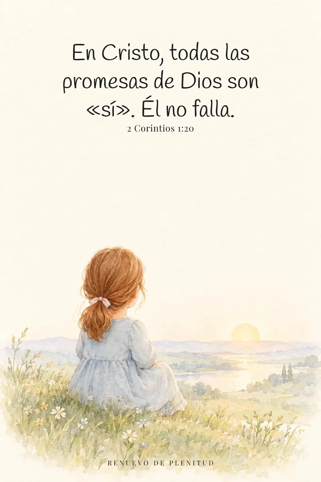 En Cristo todas las promesas de Dios son sí