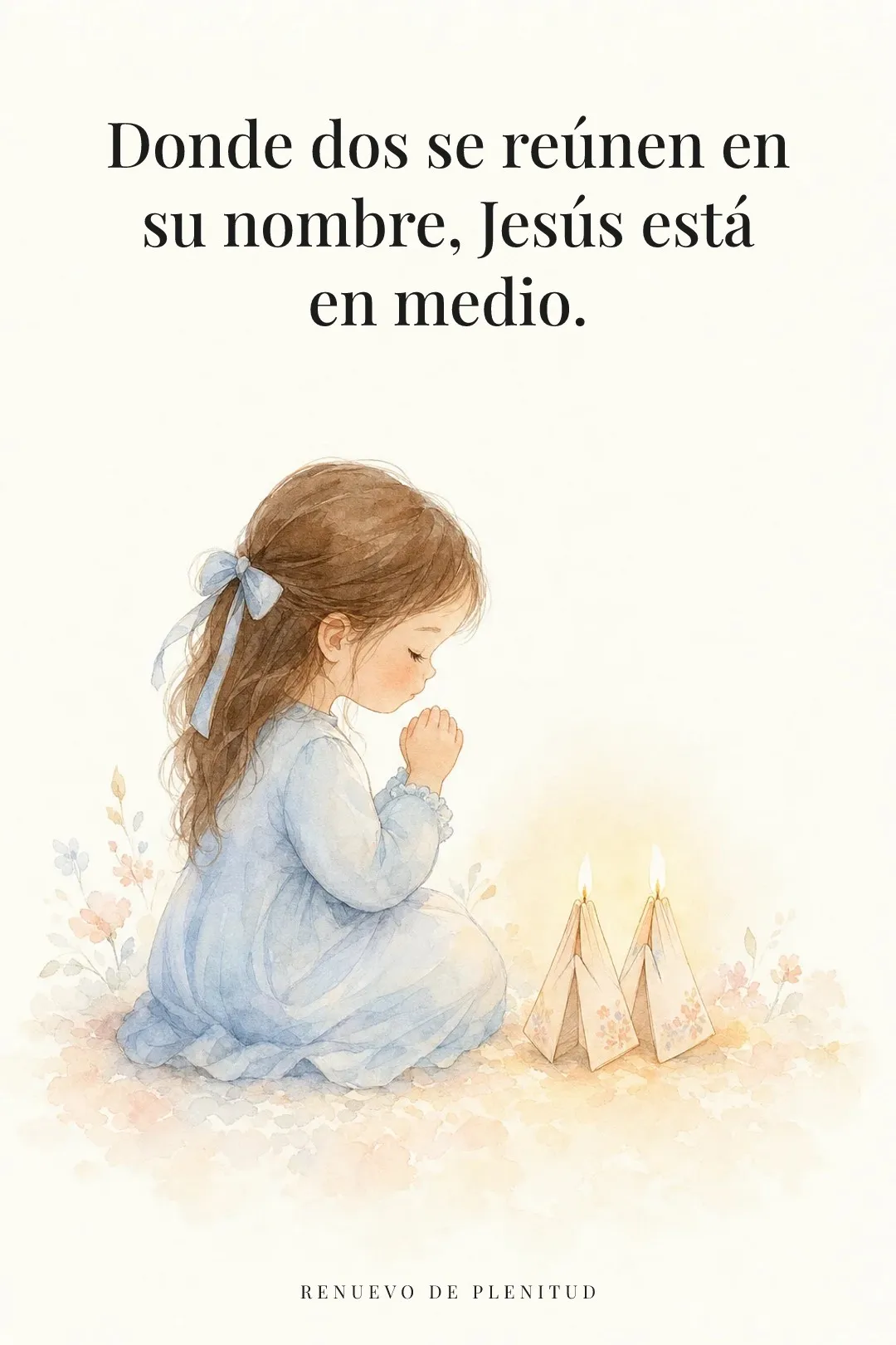 Donde dos se juntan, allí estoy yo