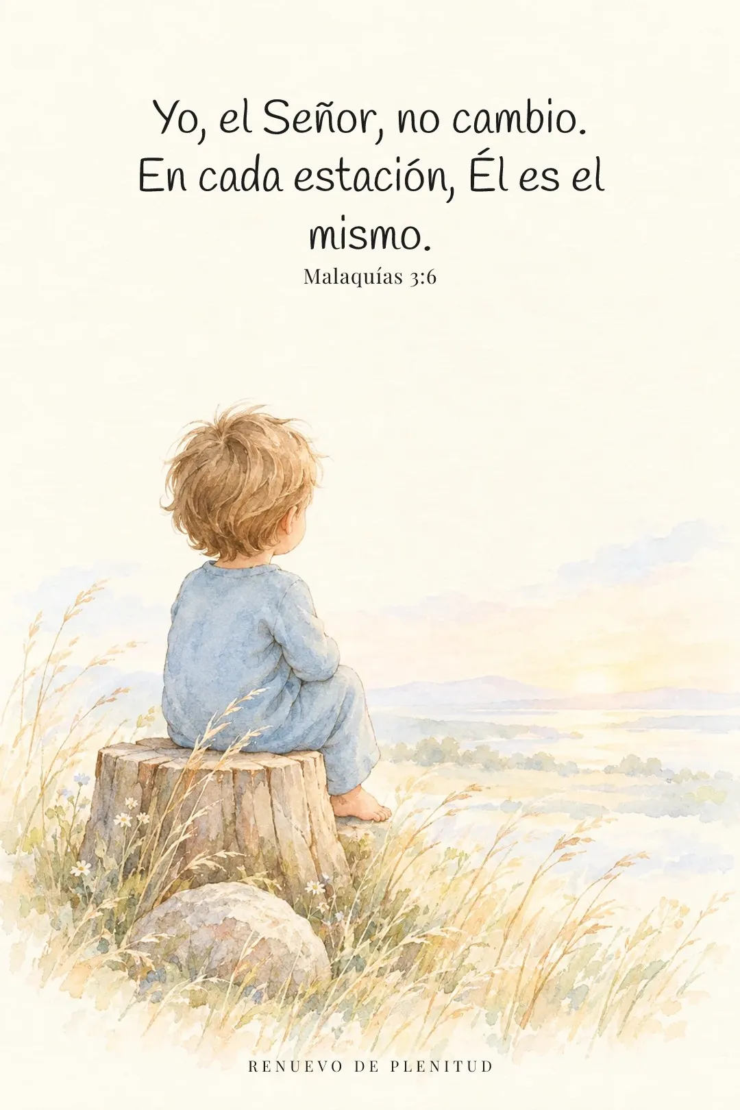 Yo, Jehová, no cambio