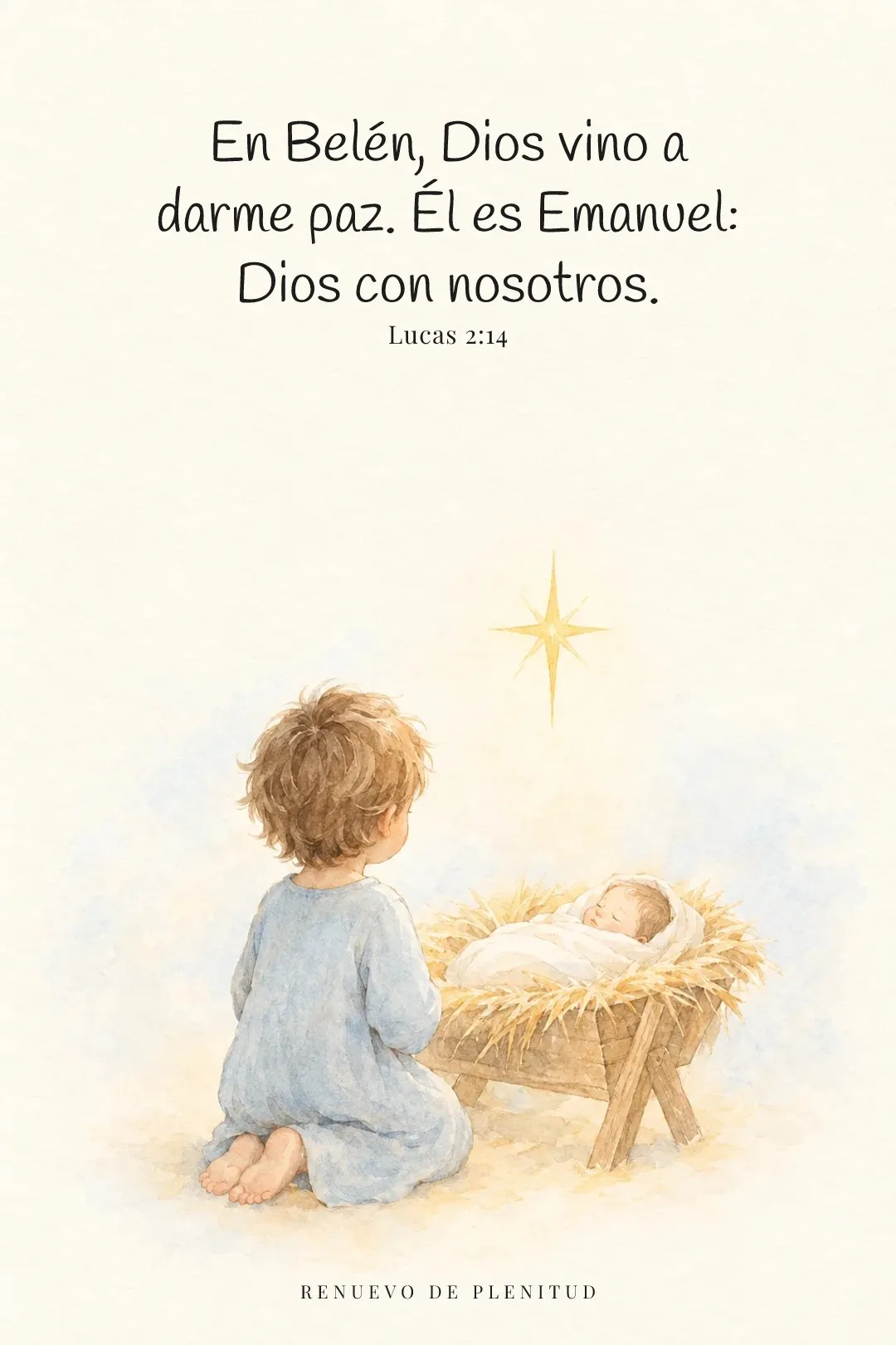 En Belén, Dios vino a darme paz