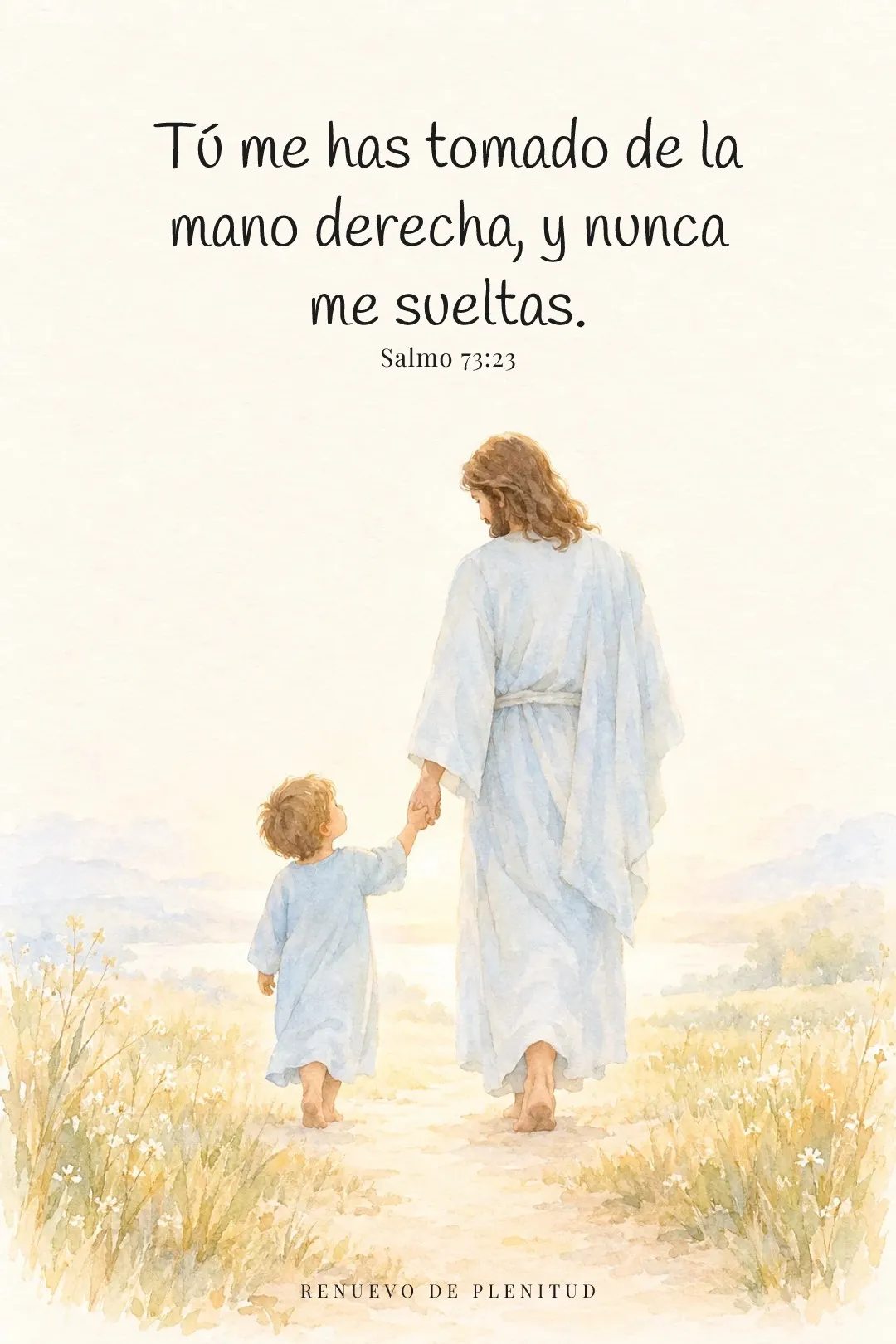 Tú me tomaste de la mano