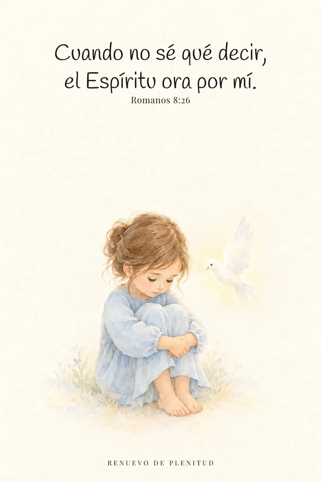 El Espíritu ora por mí cuando no tengo palabras