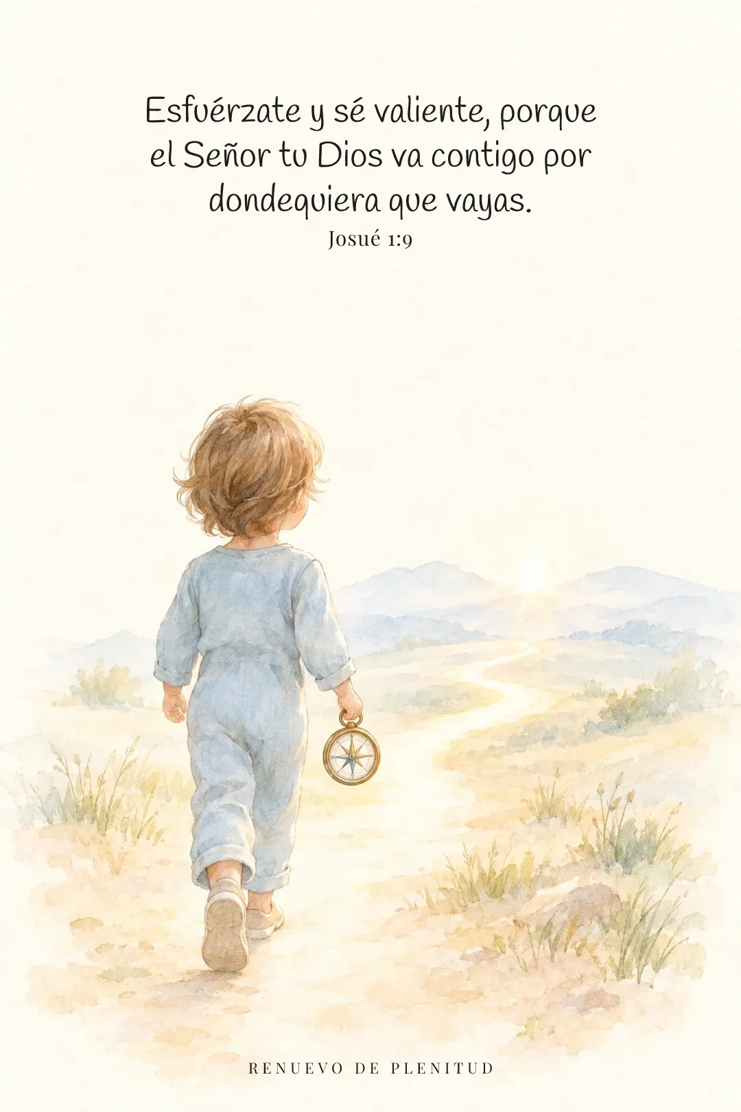 Esfuérzate y sé valiente, porque el Señor tu Dios va contigo por dondequiera que vayas.