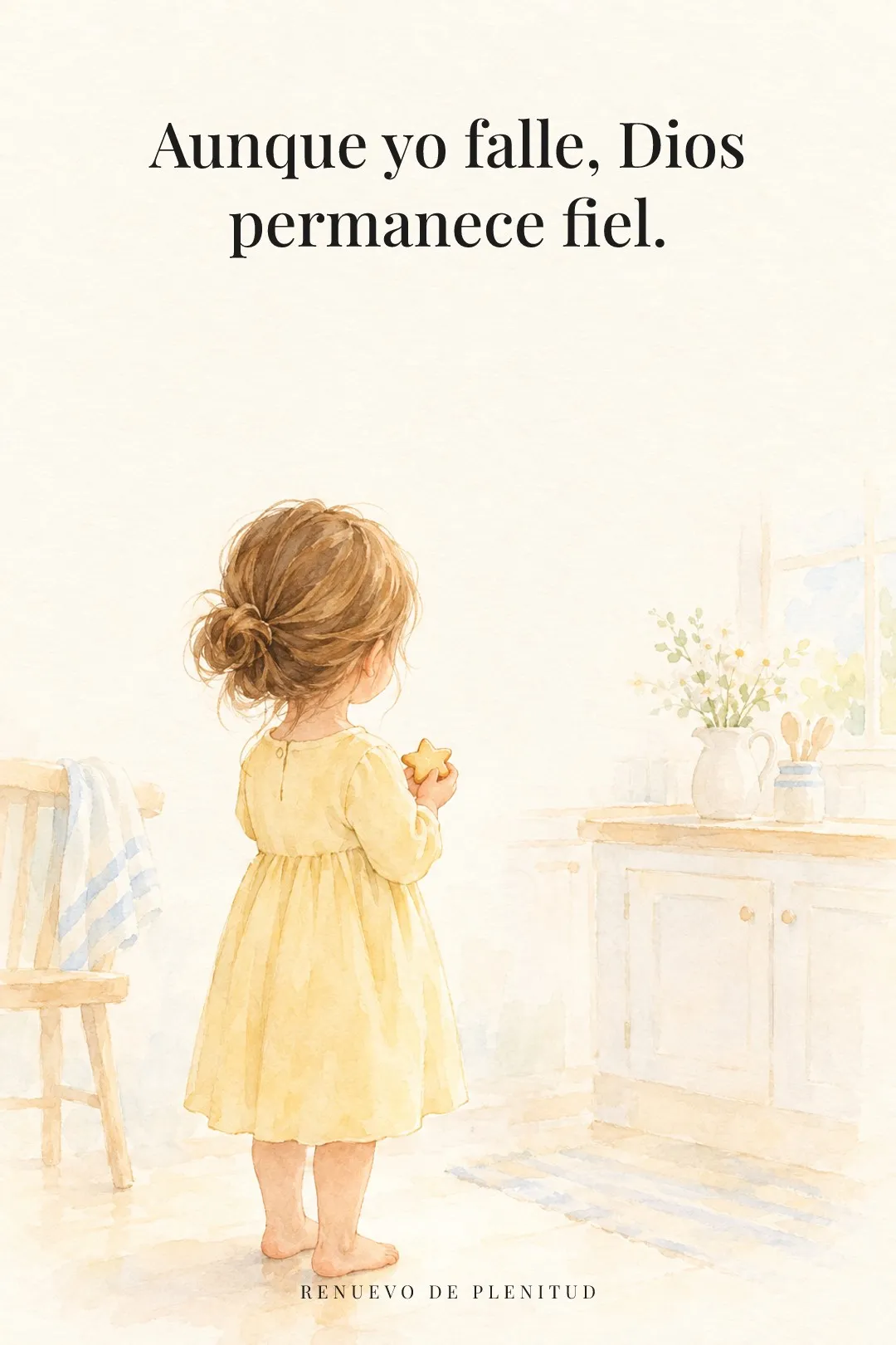Aunque yo falle,
Dios permanece fiel.