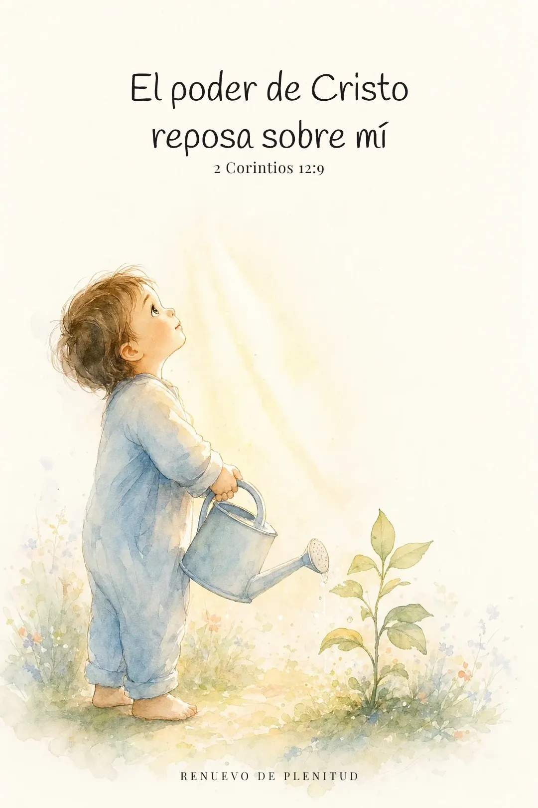 El poder de Cristo
reposa sobre mí
