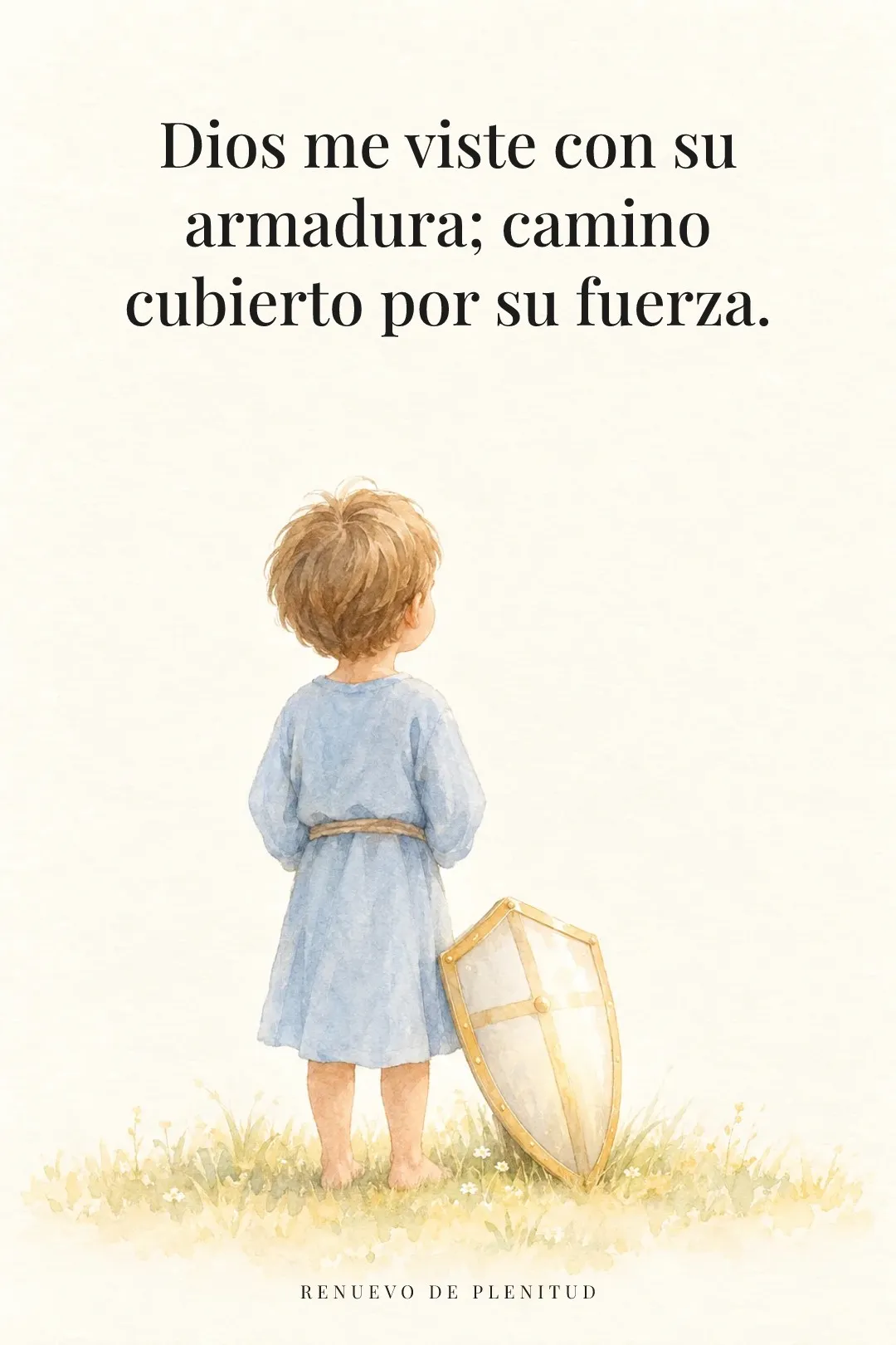 Dios me viste con su armadura
