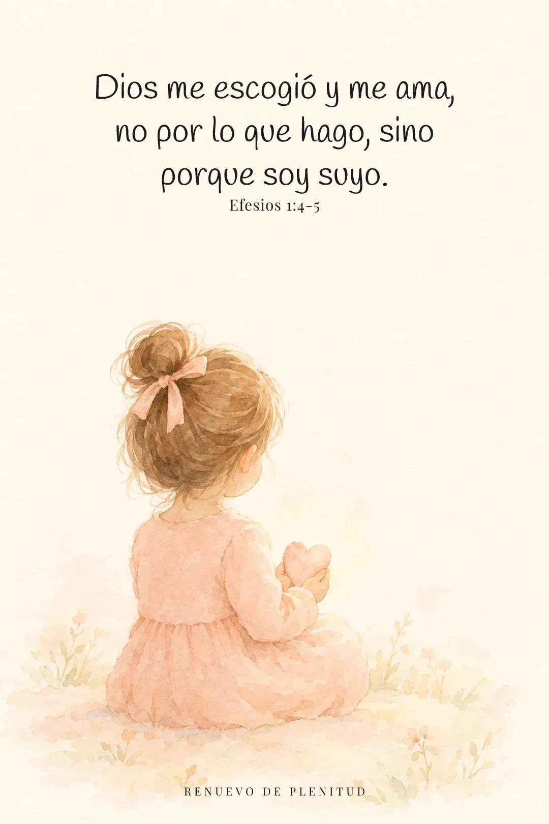 Dios me eligió antes de que yo naciera