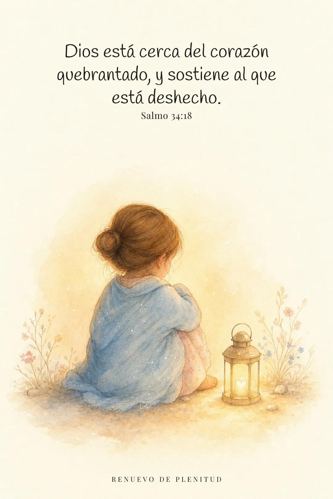 Dios está cerca del corazón quebrantado, y sostiene al que está deshecho.
