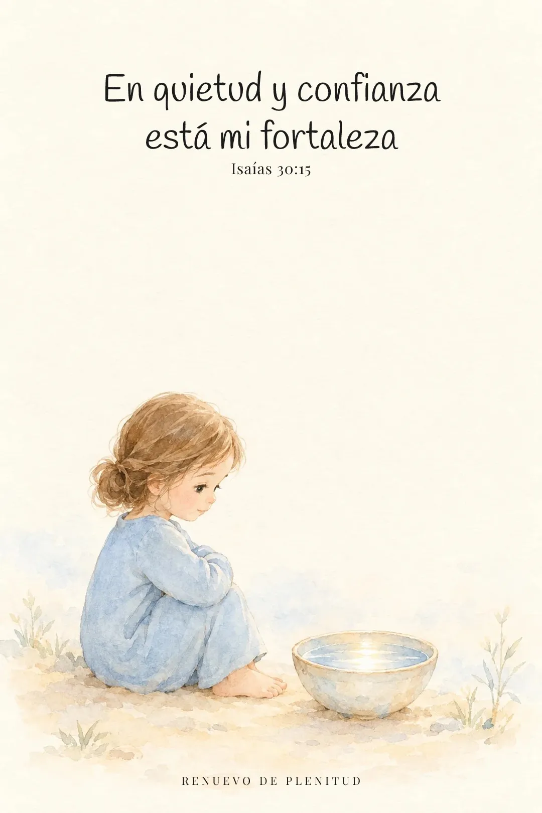 En quietud y confianza está mi fortaleza