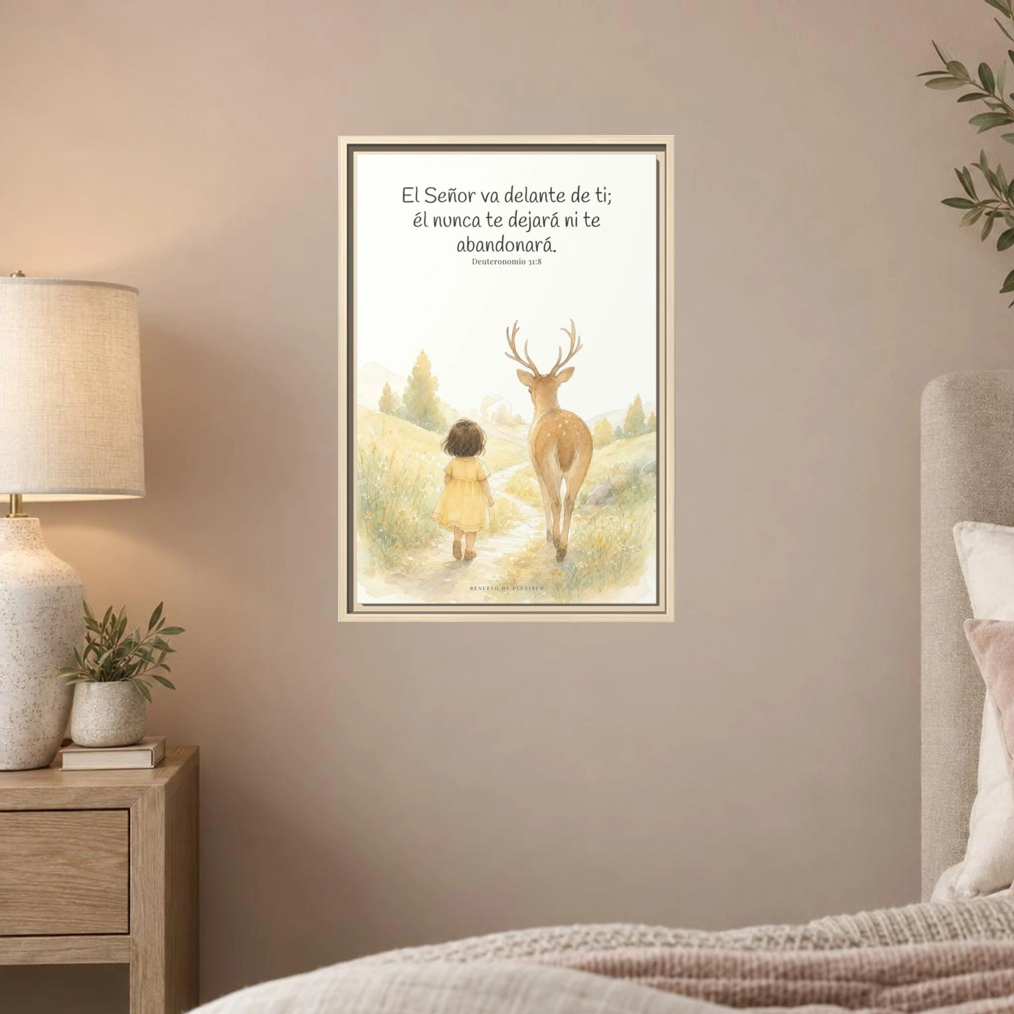 Jehová va delante de ti — marco natural