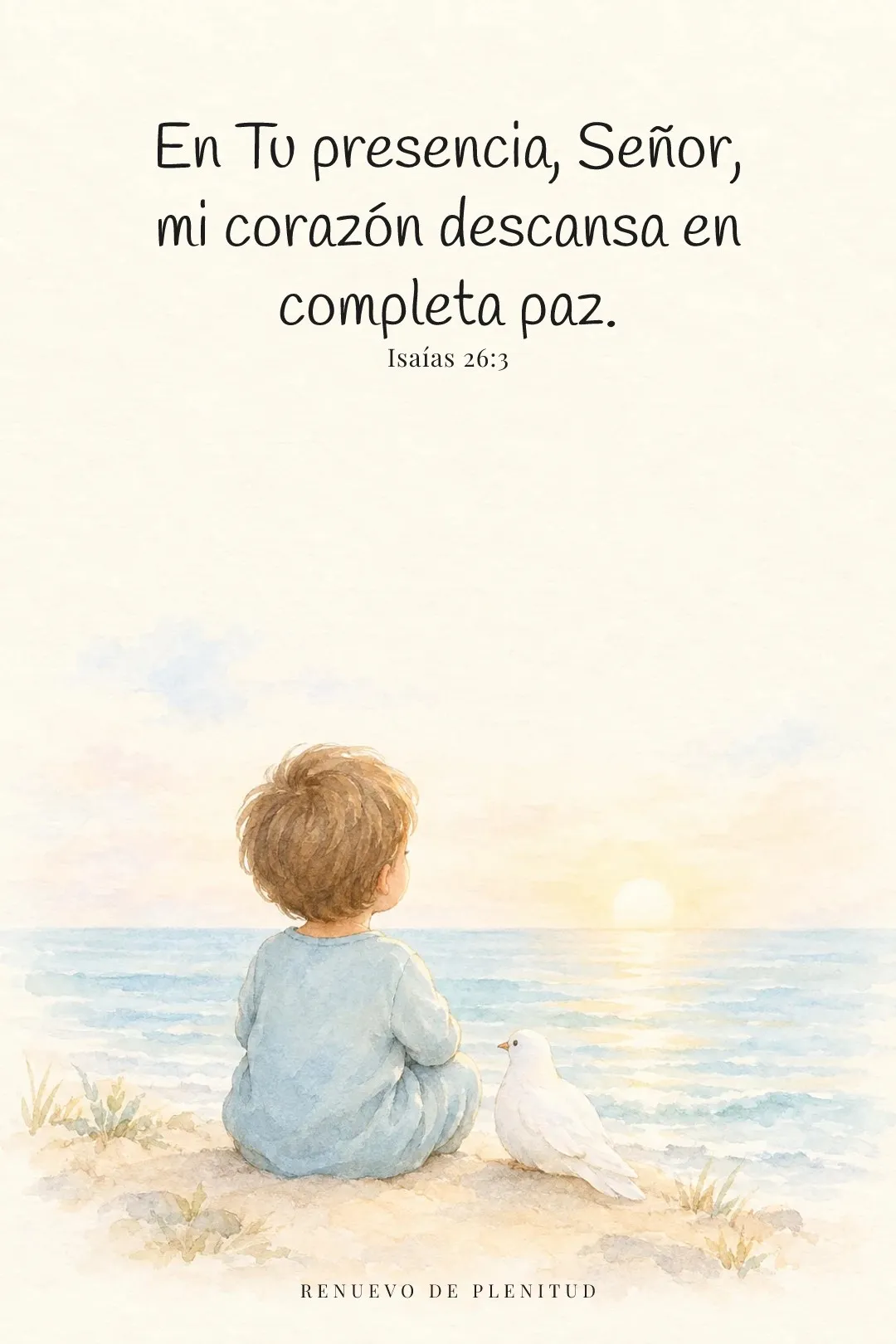 Tú guardarás en completa paz a quien confía en ti