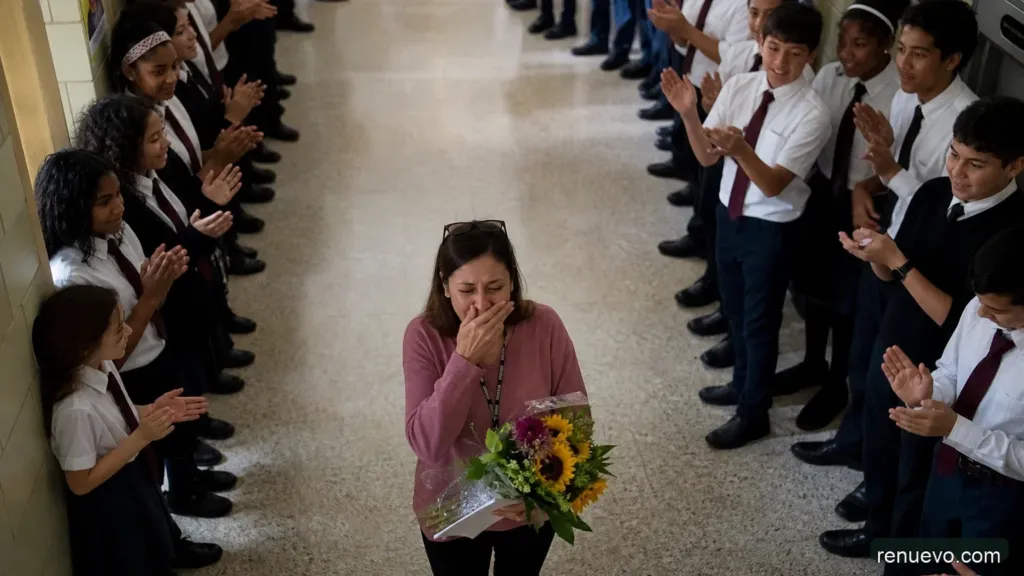 Ella tiene Cáncer, y sus Alumnos le dan el Mejor Regalo de Todos.