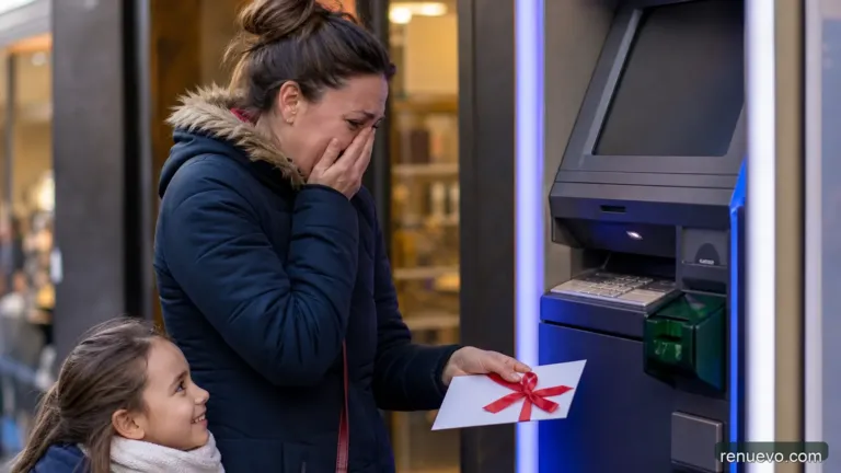 Esta Madre Fue A Sacar Dinero Del Cajero Automático Y Nunca Esperó Esto! ¡Estoy Secando Mis Lágrimas!