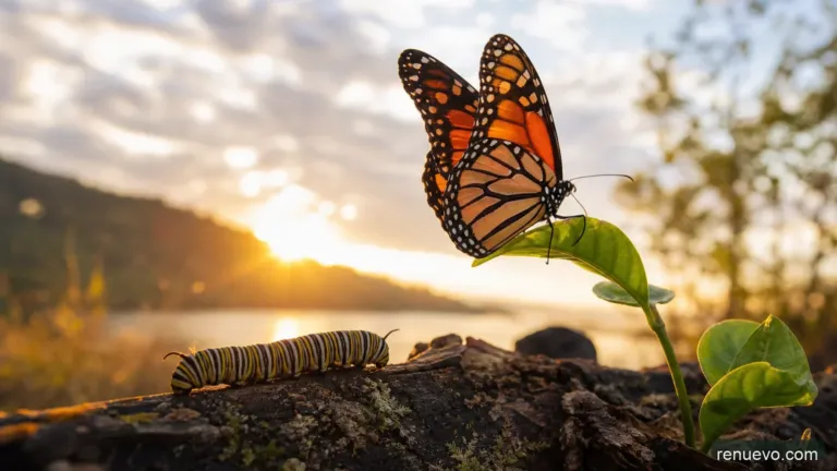 Gusano o Mariposa