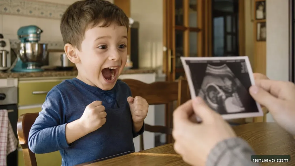 Hermosa la Reacción de este Niño de 5 Años al Recibir ésta Noticia. La Mejor Bienvenida al Mundo!