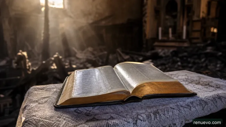 La Biblia que no se Quemó! Se Incendió La iglesia no quedó nada, sin embargo nadie se explica…