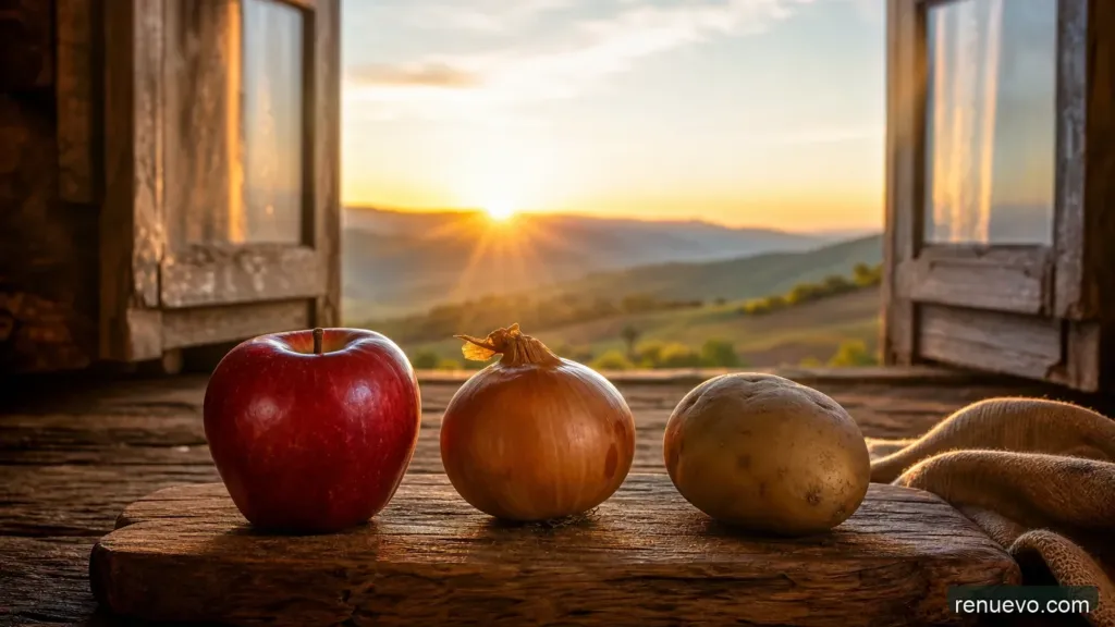 La Manzana, La Cebolla Y La Papa
