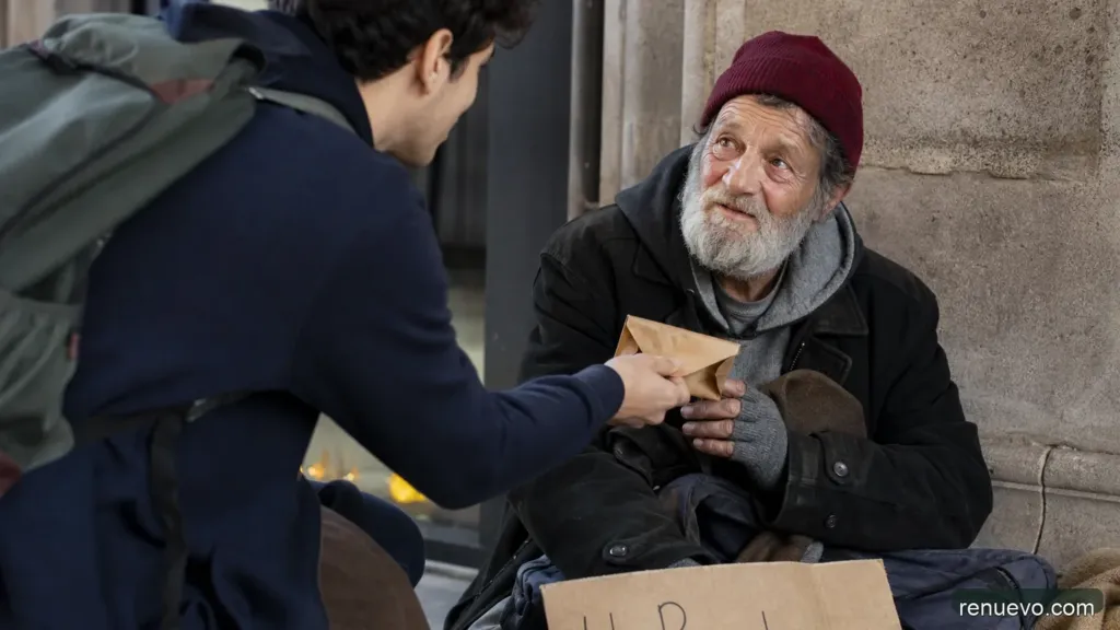 Lo que este chico hizo por estas Personas No Tiene Precio. Mira su reacción!