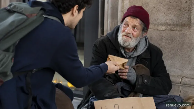 Lo que este chico hizo por estas Personas No Tiene Precio. Mira su reacción!