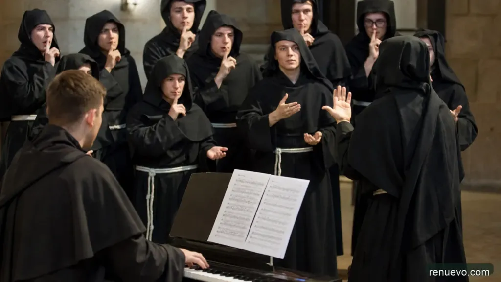 Lo que hace este Coro de Aleluya por monjes silenciosos te hará Reir :D