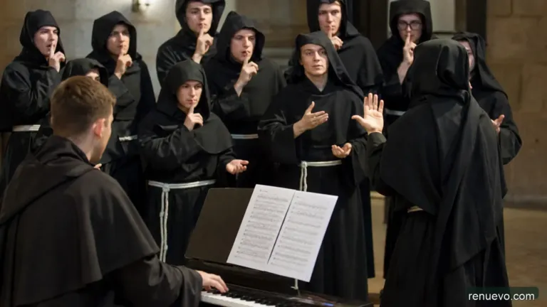 Lo que hace este Coro de Aleluya por monjes silenciosos te hará Reir :D