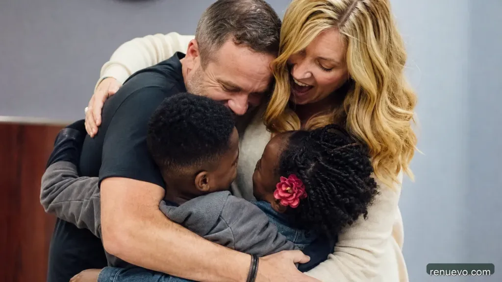 No Podrás Contener Las Lágrimas Al Ver Cuando Esta Pareja Finalmente Conoce A Sus Hijos Adoptivos