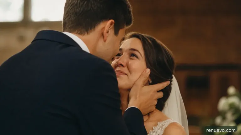 Pareja cristiana duró 4 años sin besarse. Mira cómo reaccionaron el día de la boda (VIDEO)