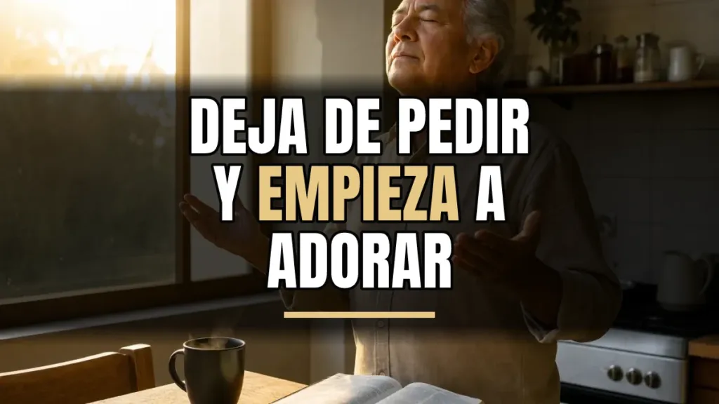 Solo le pides cosas a Dios: aprende a adorar y agradecer