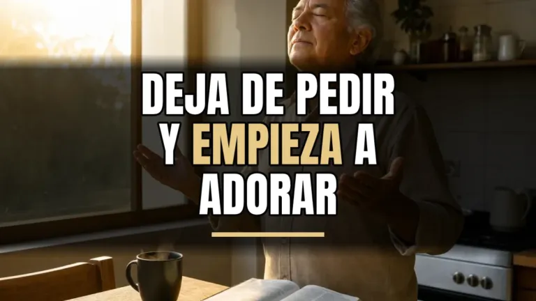 Solo le pides cosas a Dios: aprende a adorar y agradecer