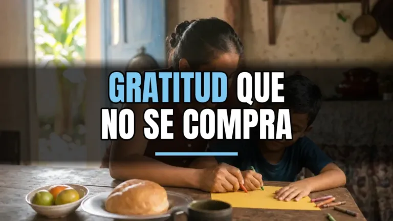 Cómo criar hijos agradecidos cuando no sobra el dinero