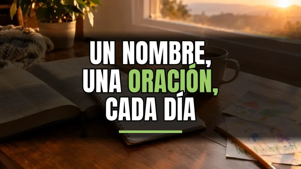 Cómo orar por mis hijos: guía semanal por nombre