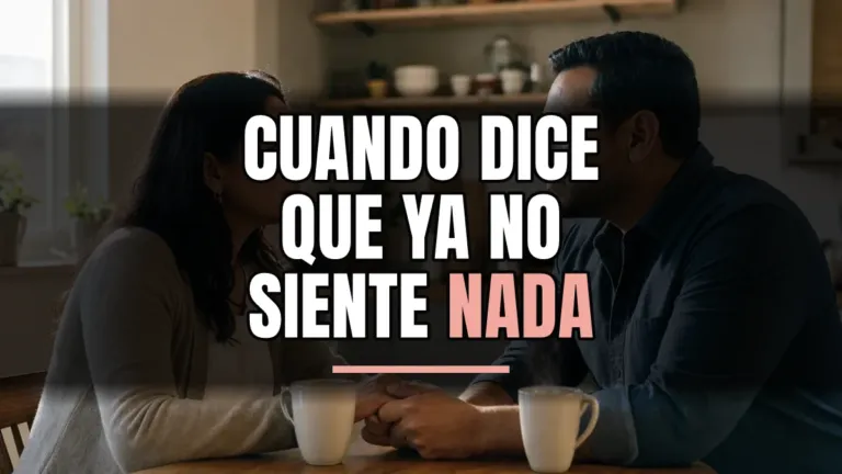 Mi esposo dice que ya no me ama: ¿qué hago ahora?