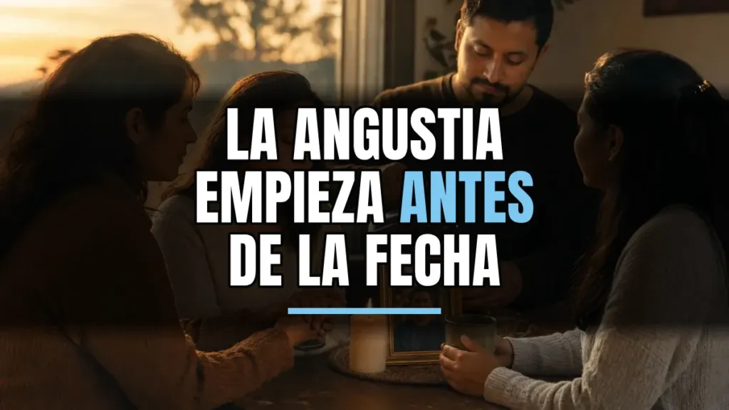Angustia antes del aniversario de una muerte: plan de 7 días