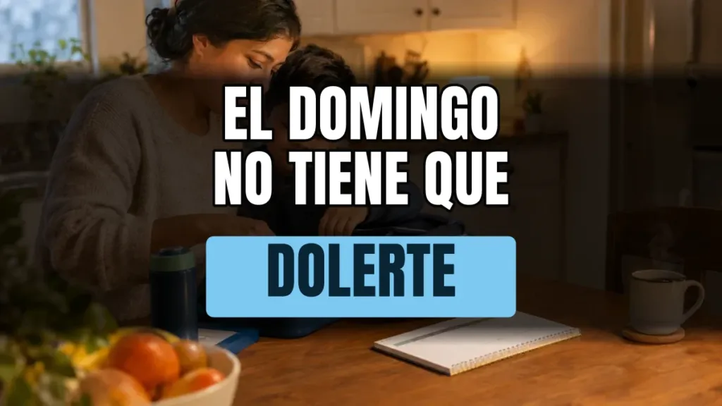 Me da ansiedad el domingo en la noche: plan para calmar el miedo al lunes